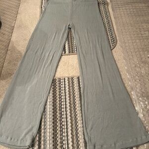 Women's Grey Wide-Leg Pants
